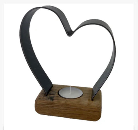 Heart Tea Light Holder - Medium Size