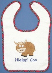 Highland Cow Bib